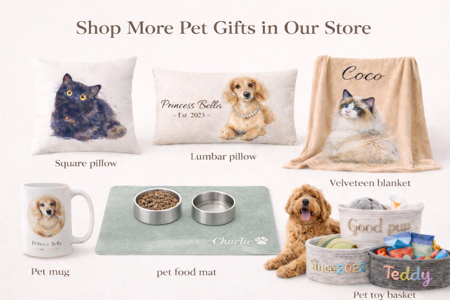 Custom Pet Blanket | Personalized Pet Blanket with Photo | Dog Blanket | Cat Blanket | Pet Mom Gifts | Pet Memorial Gift | Mother Day Gift